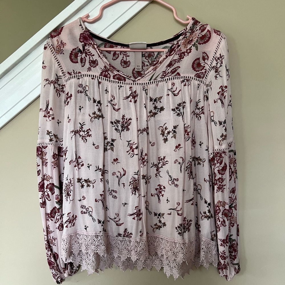 Romantic Floral Top